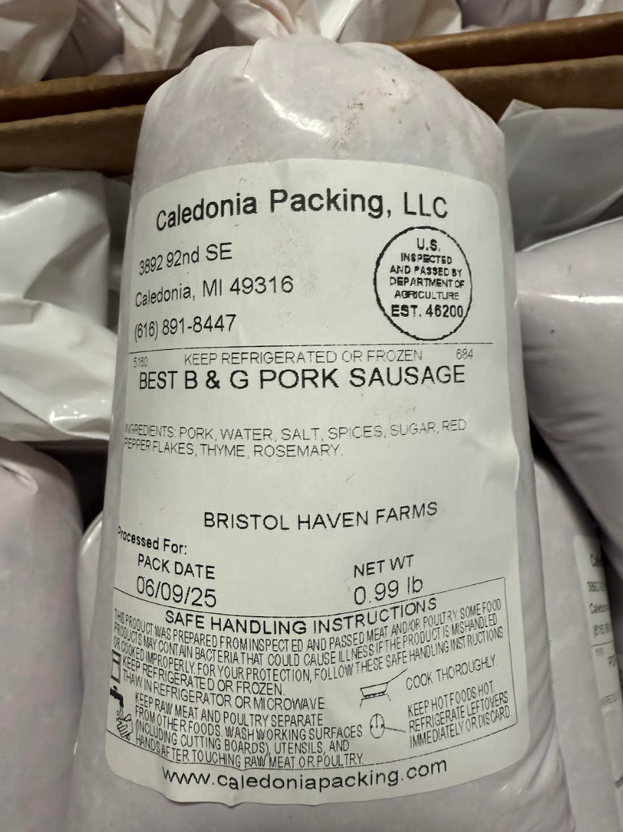 B & G (Biscuit & Gravy) Sausage - Ground