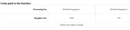 Whole Beef Custom Share Deposit (2025)